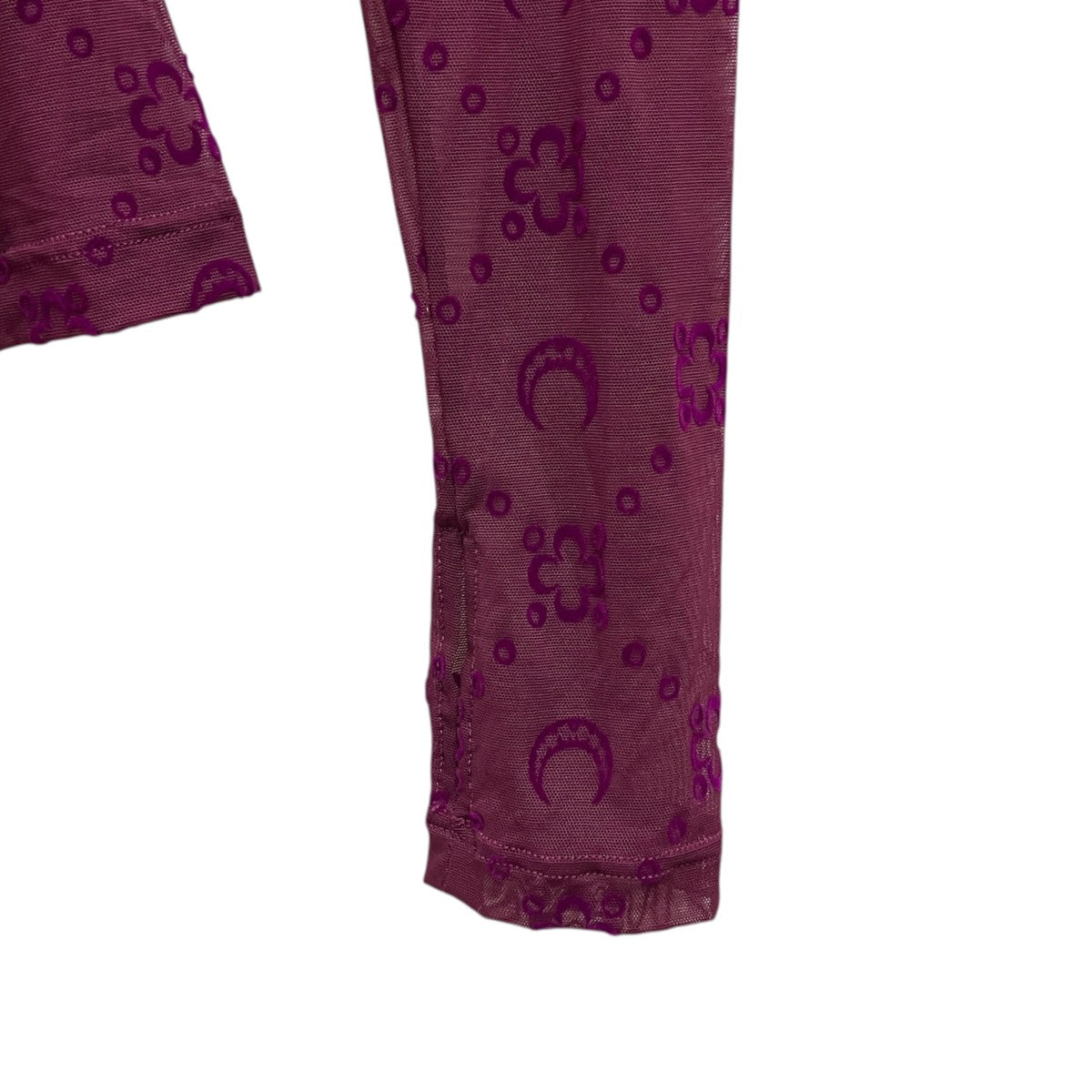 marine serre MOONOGRAM-FLOCKED MESH TOP RECYCLED 古着・中古-5枚目のアイテム画像