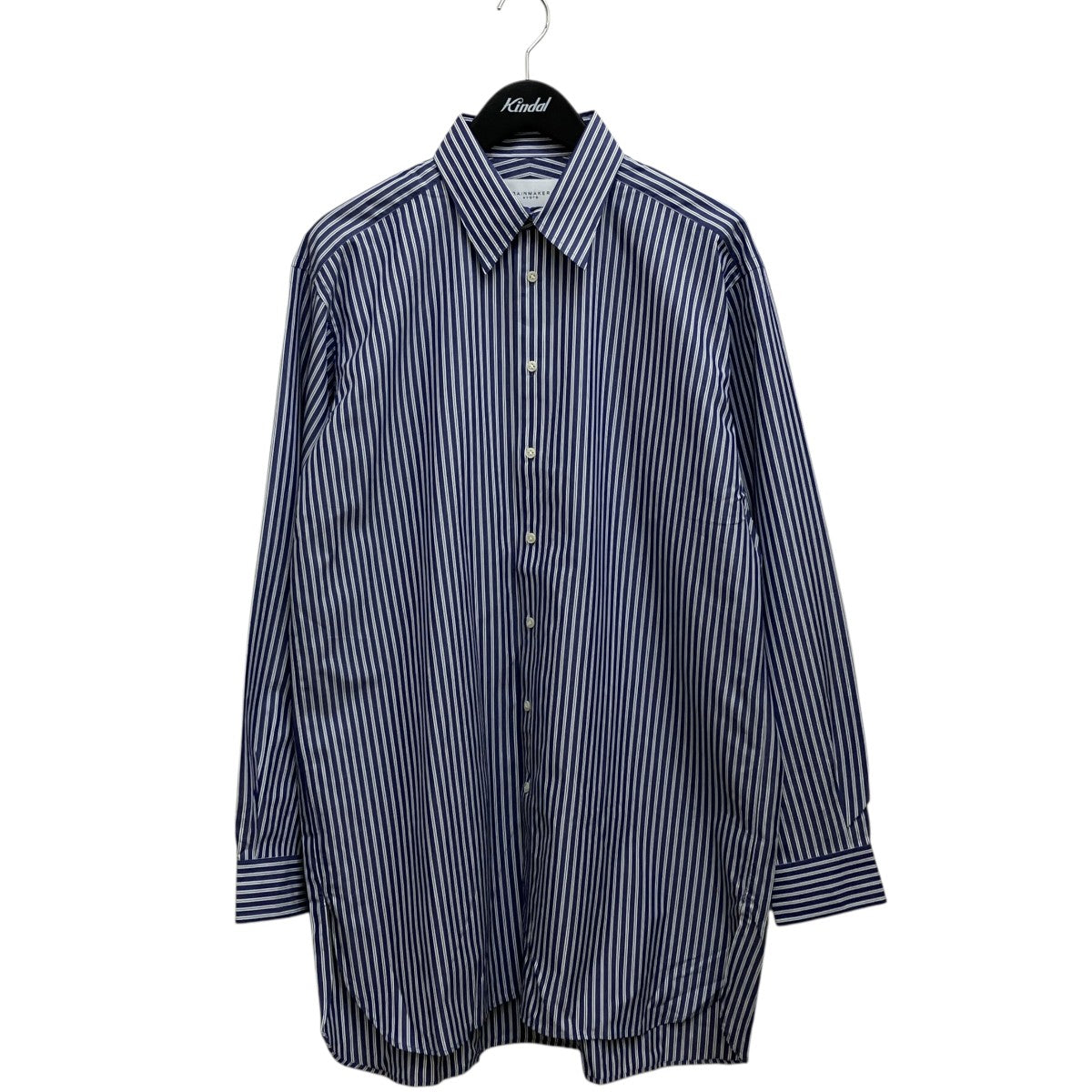 RAINMAKER 26AWMETAL-BUTTONED CUFF LONG SHIRTストライプ長袖シャツRM262-021 古着・中古-1枚目のアイテム画像