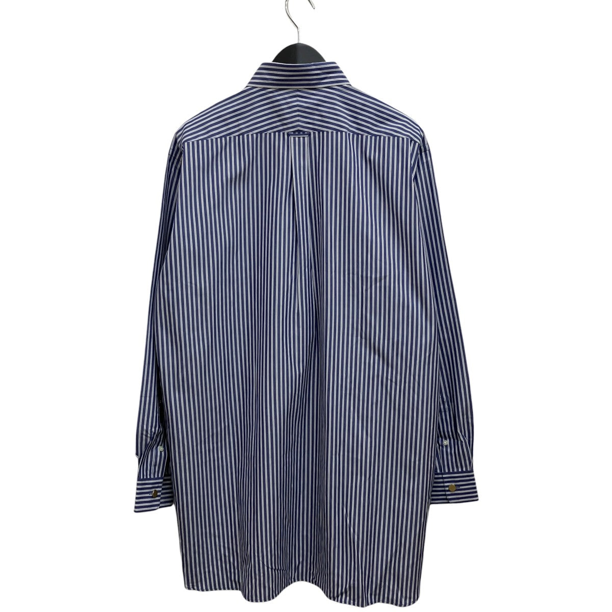RAINMAKER 26AWMETAL-BUTTONED CUFF LONG SHIRTストライプ長袖シャツRM262-021 古着・中古-2枚目のアイテム画像