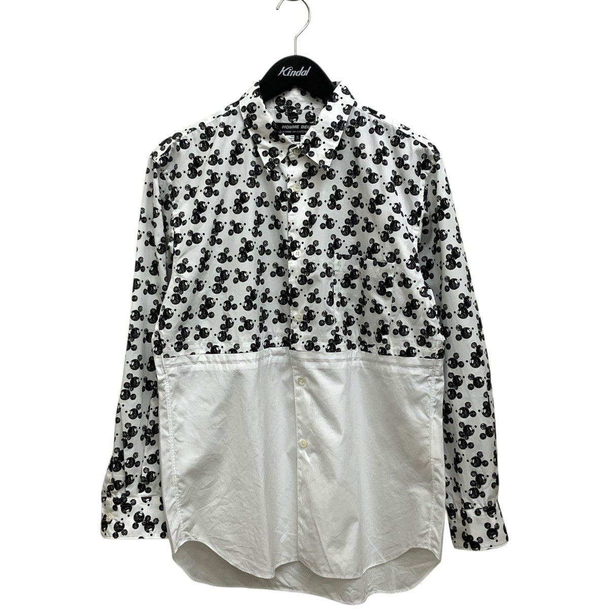 COMME des GARCONS HOMME DEUX Disney長袖シャツDJ-B040 古着・中古-1枚目のアイテム画像