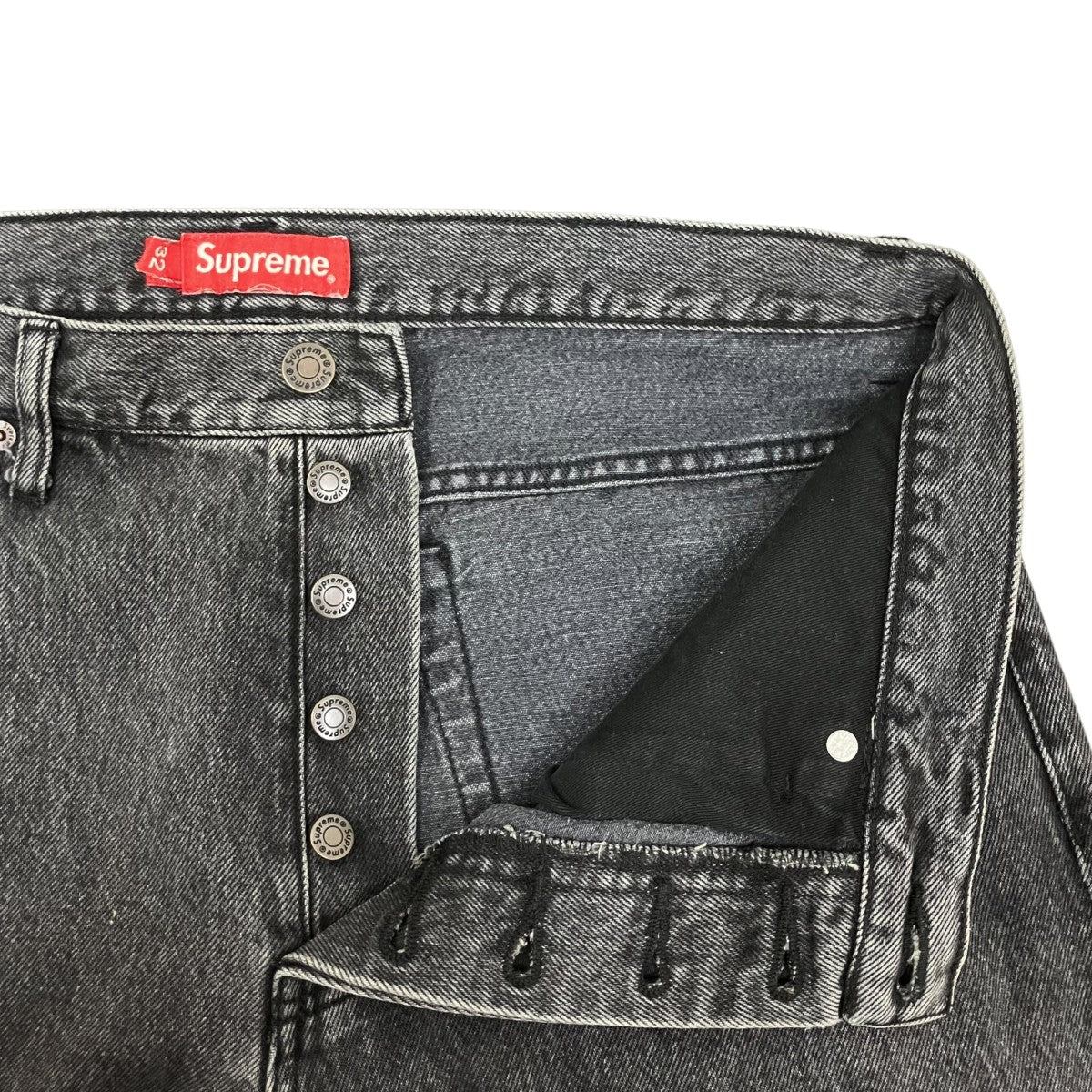 Supreme デニムパンツ サイズ32 Supreme(シュプリーム) Regular Jeanデニムパンツ グレー サイズ 32