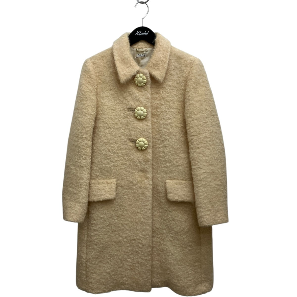 MIU MIU モヘアコートMS1361 古着・中古-1枚目のアイテム画像