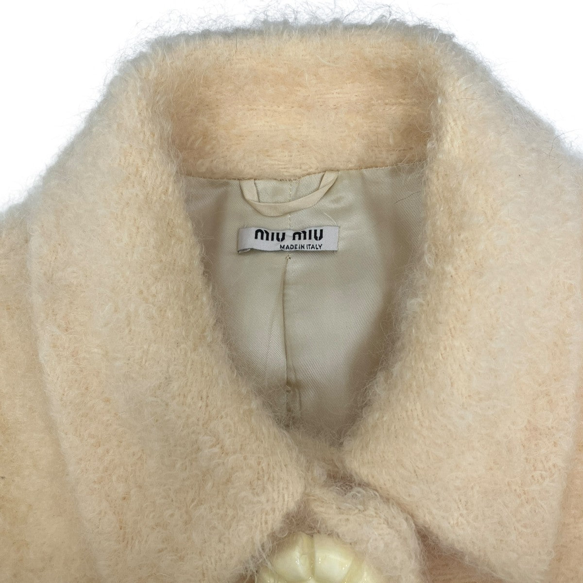 MIU MIU モヘアコートMS1361 古着・中古-3枚目のアイテム画像