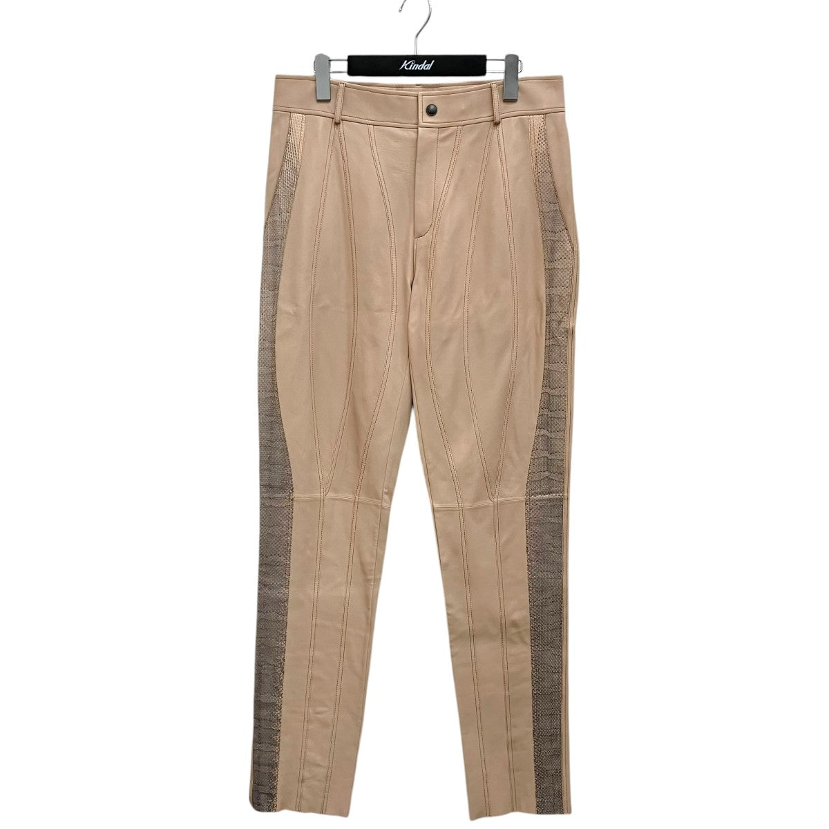 BOTTEGA VENETA LAMB AYERS LEATHER PANT 511600 古着・中古-1枚目のアイテム画像