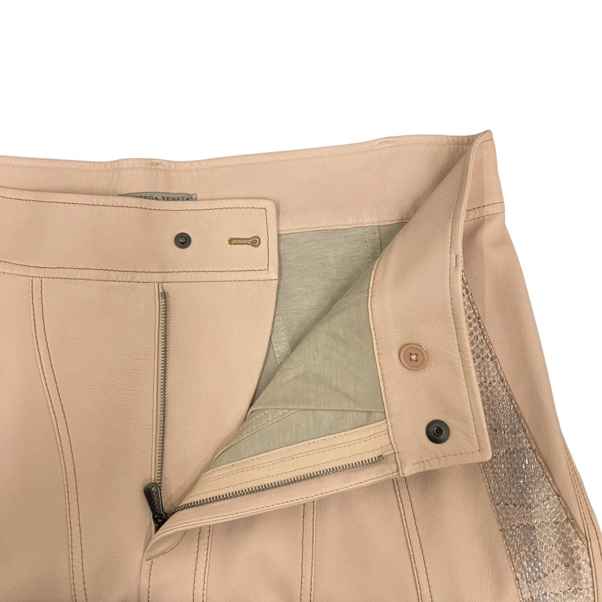 BOTTEGA VENETA LAMB AYERS LEATHER PANT 511600 古着・中古-7枚目のアイテム画像