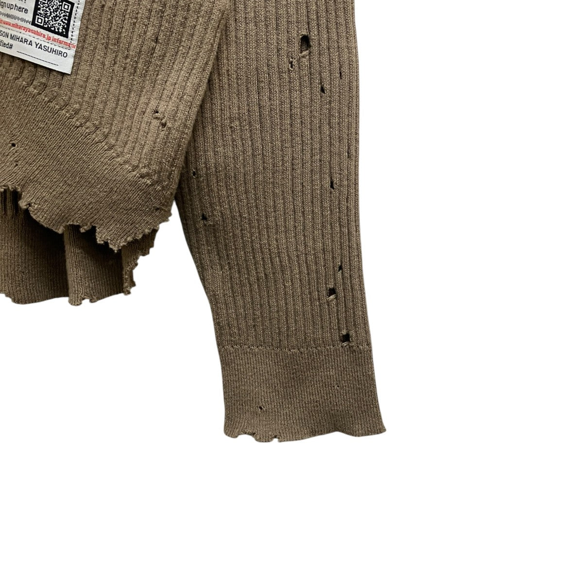 Maison MIHARA YASUHIRO DISTRESSED KNIT PULLOVER K16SW712 古着・中古-5枚目のアイテム画像