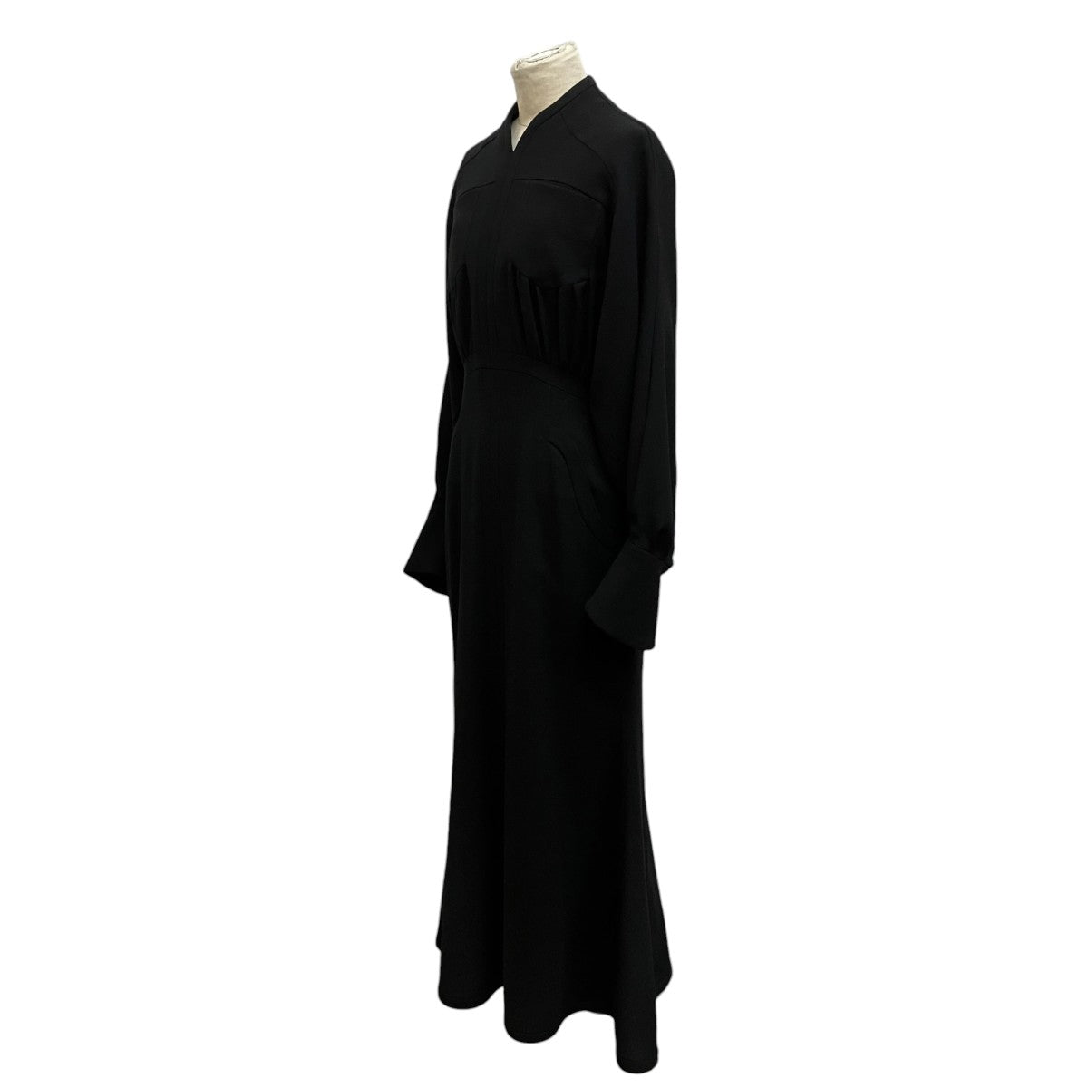 Wool Georgette Flare Dress ／MM21FW-DR050