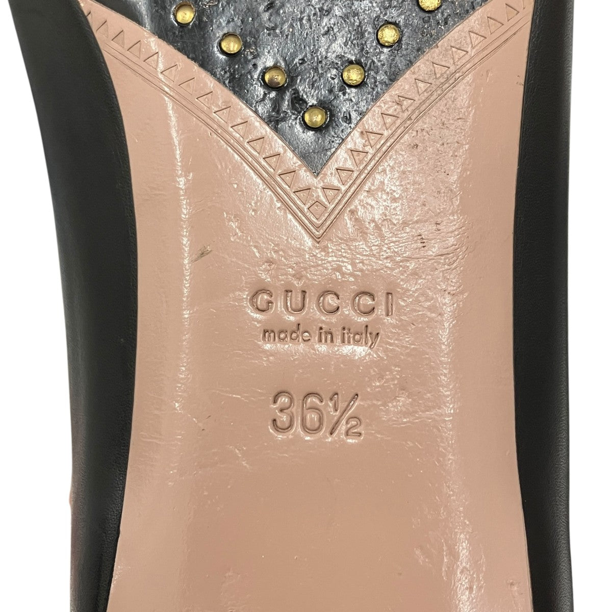 GUCCI(グッチ) ポンポン付フラットシューズ404011 404011 ブラック