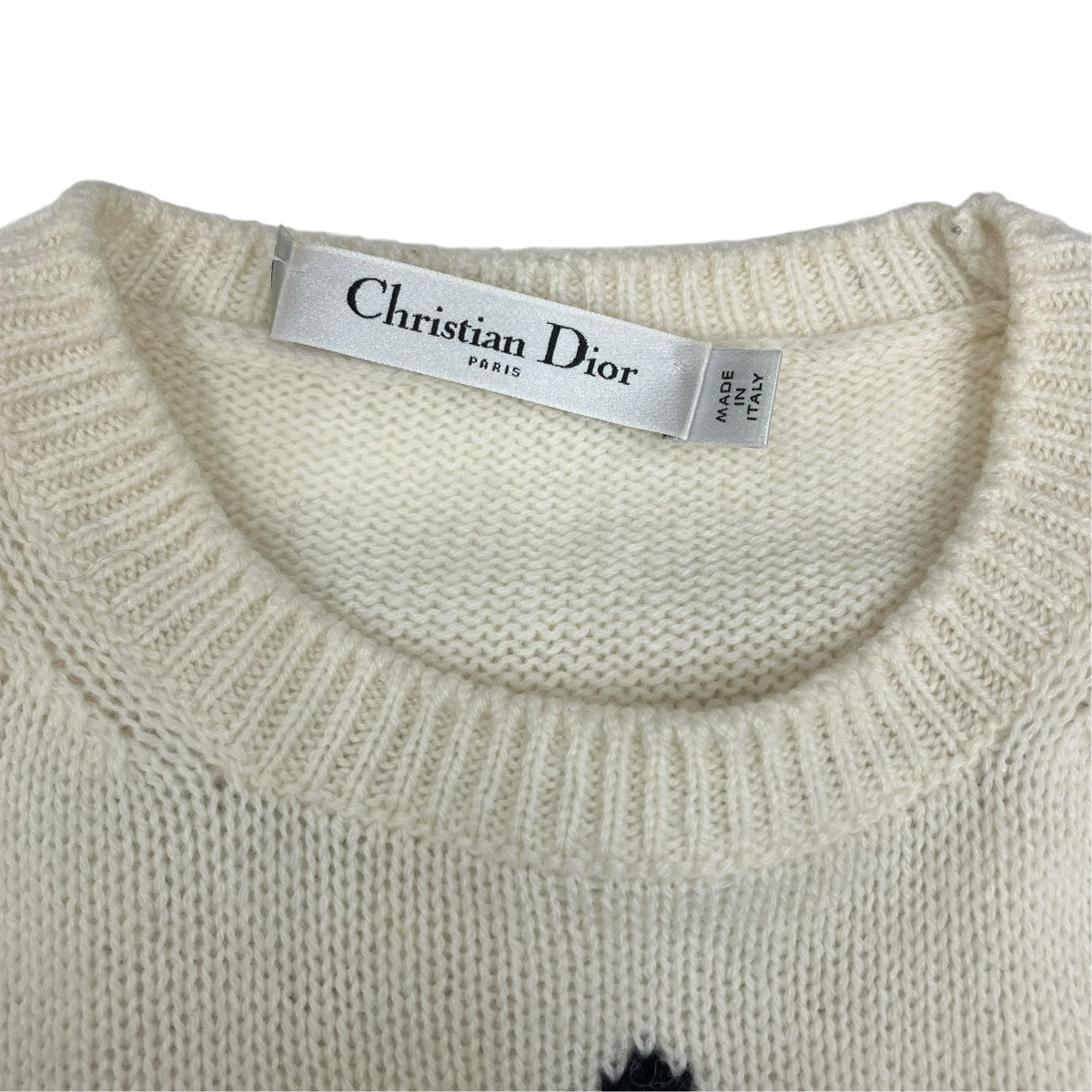 Christian Dior ボーダー半袖ニット344S98AM081 古着・中古-6枚目のアイテム画像