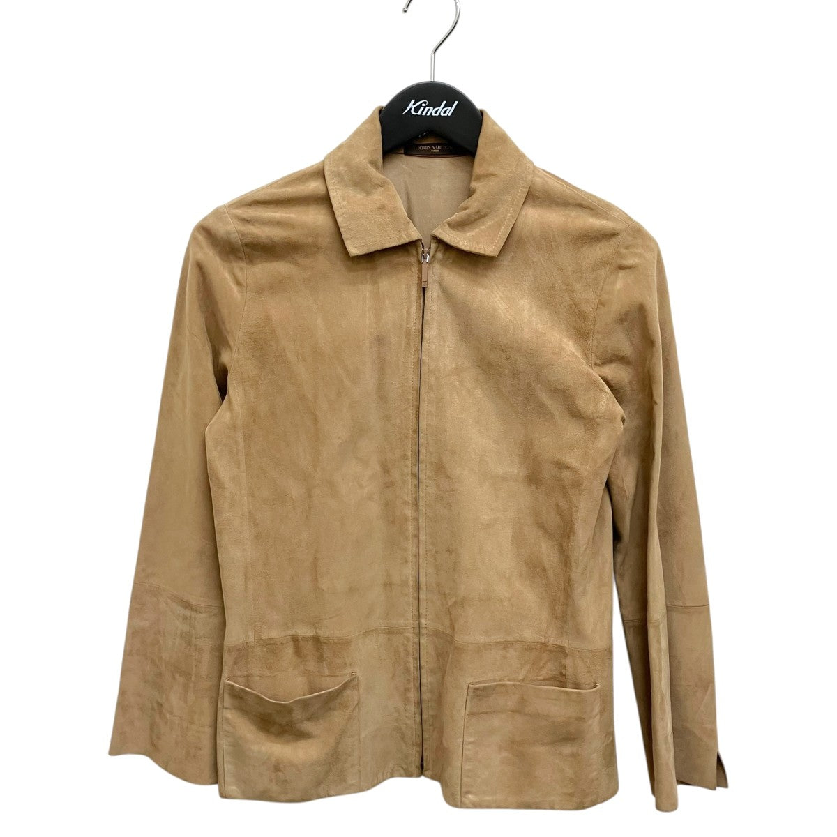 LOUIS VUITTON ジップアップレザージャケット 古着・中古-1枚目のアイテム画像