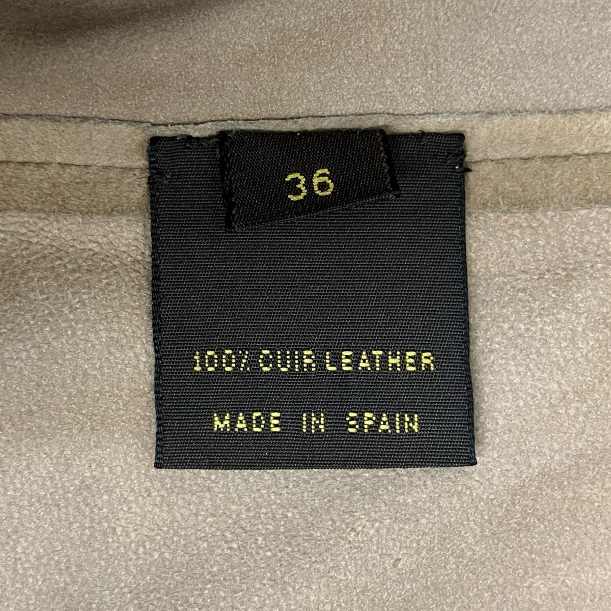 LOUIS VUITTON ジップアップレザージャケット 古着・中古-10枚目のアイテム画像