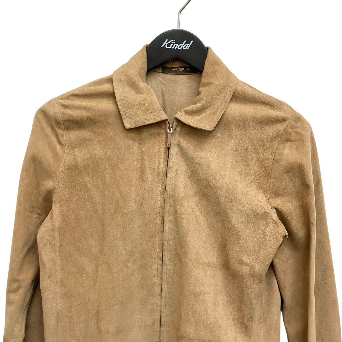 LOUIS VUITTON ジップアップレザージャケット 古着・中古-3枚目のアイテム画像