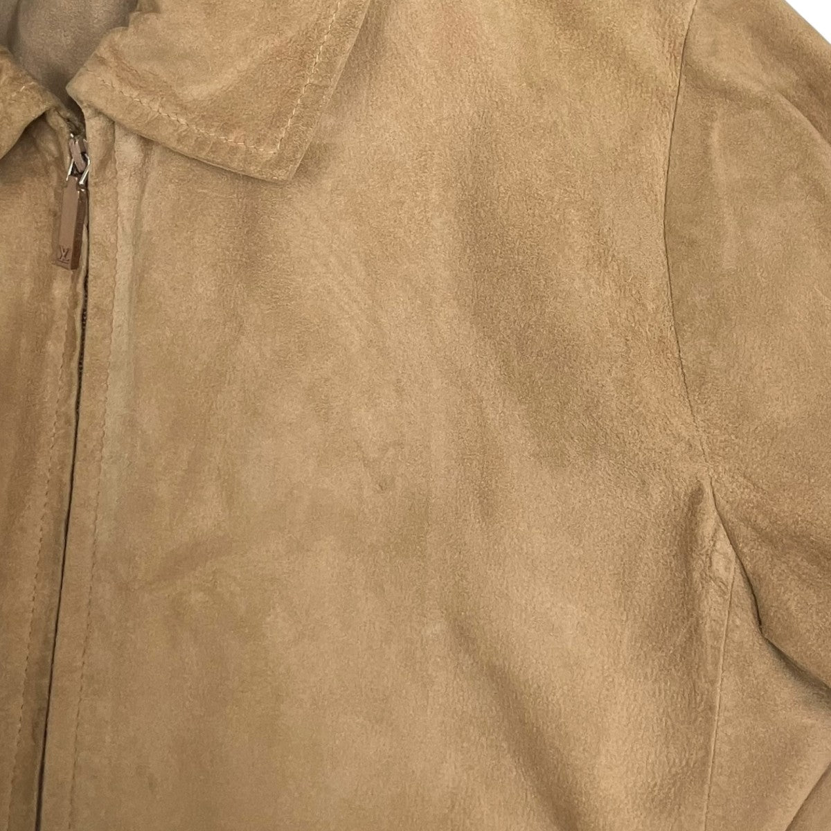 LOUIS VUITTON ジップアップレザージャケット 古着・中古-4枚目のアイテム画像