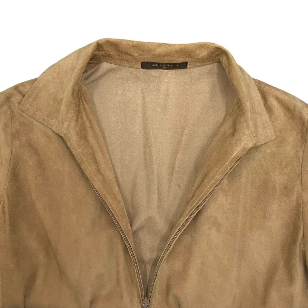 LOUIS VUITTON ジップアップレザージャケット 古着・中古-8枚目のアイテム画像