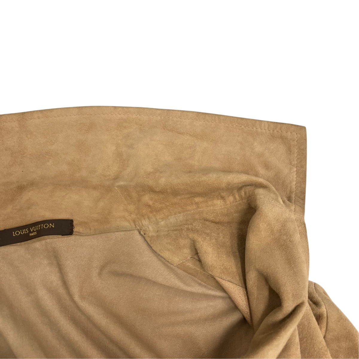 LOUIS VUITTON ジップアップレザージャケット 古着・中古-9枚目のアイテム画像