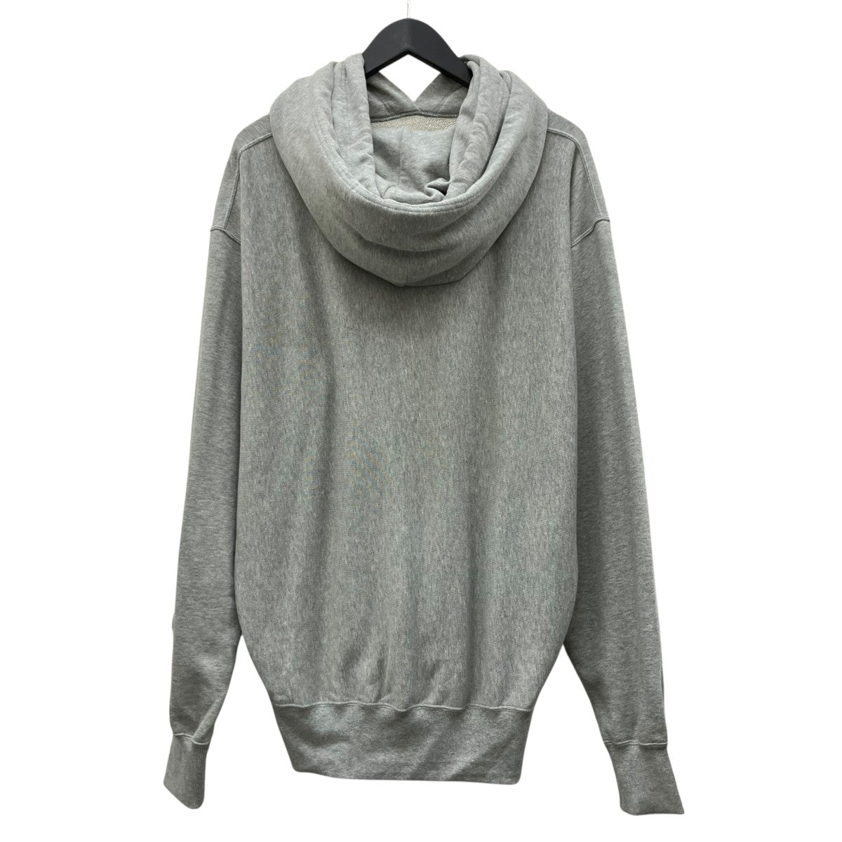 EXCLUSIVE SWEAT STUCKED HOODIE WITH CHAIN  5B014-0426-GR