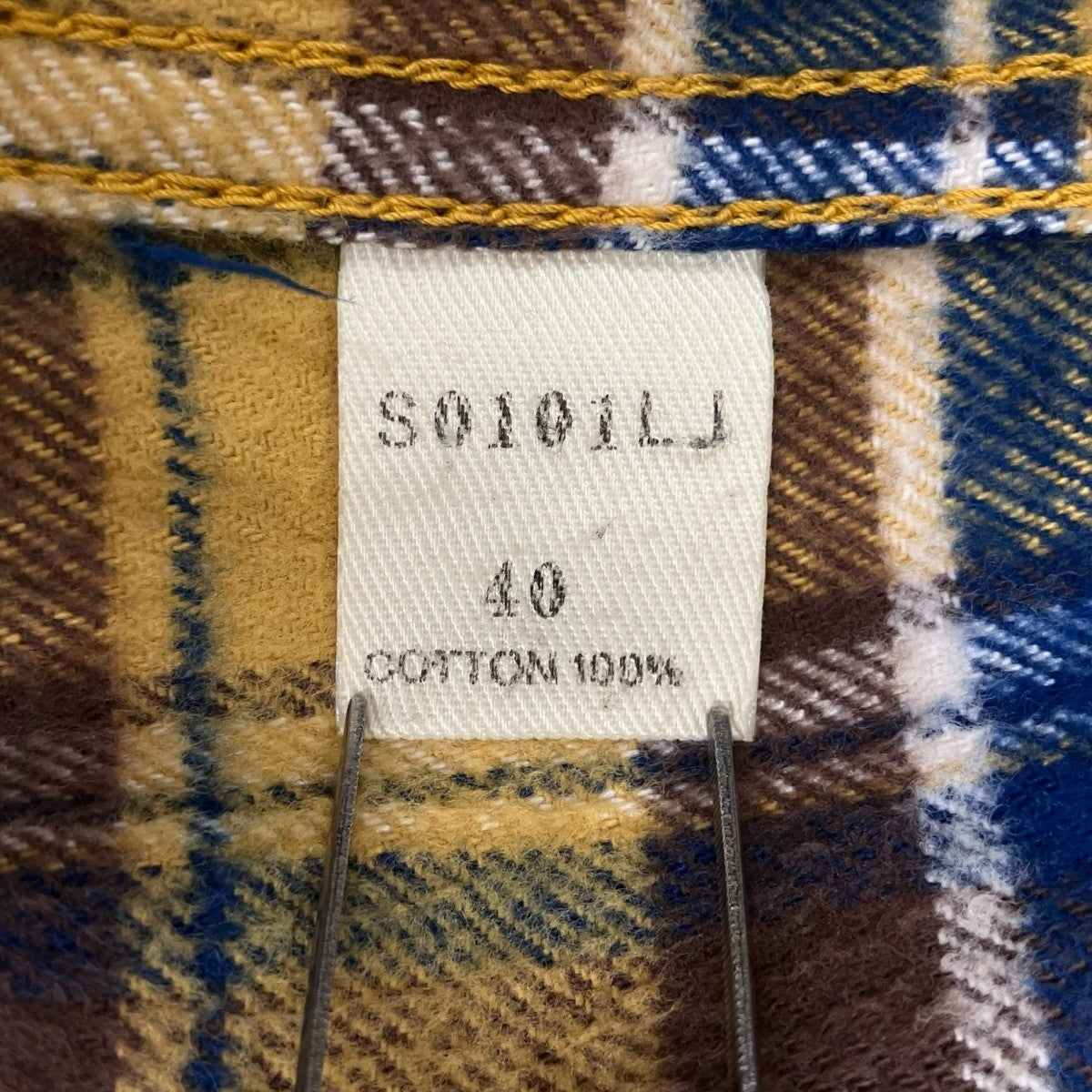 SAMURAI JEANS 17oz左綾セルビッチデニム ストームライダータイプデニムジャケットS010LJ 古着・中古-5枚目のアイテム画像