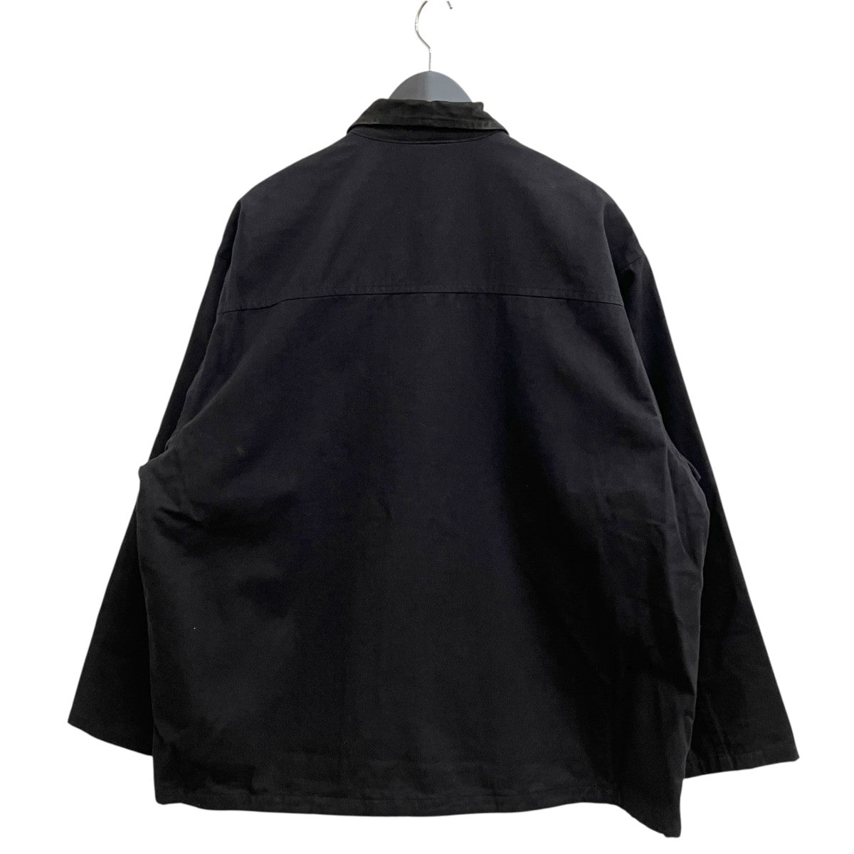 alvana LIGHTWEIGHT MOLESKIN × LEATHER COVERALL COACH JACKET ALV-90163 古着・中古-2枚目のアイテム画像