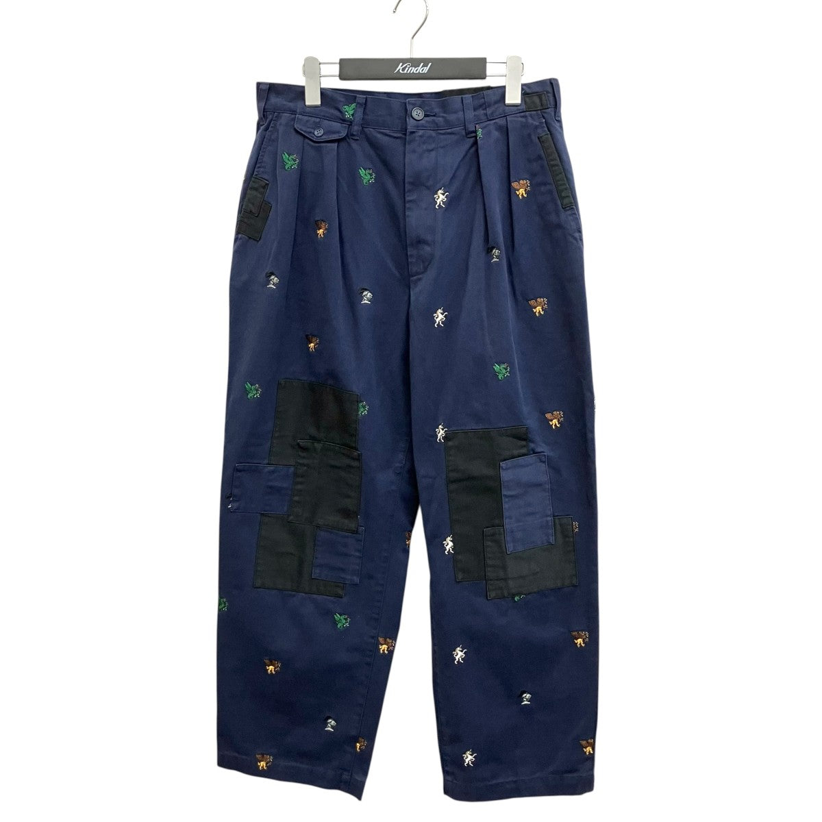 24AWPLEATED TROUSERS TWILLパンツ38-23-0252-791