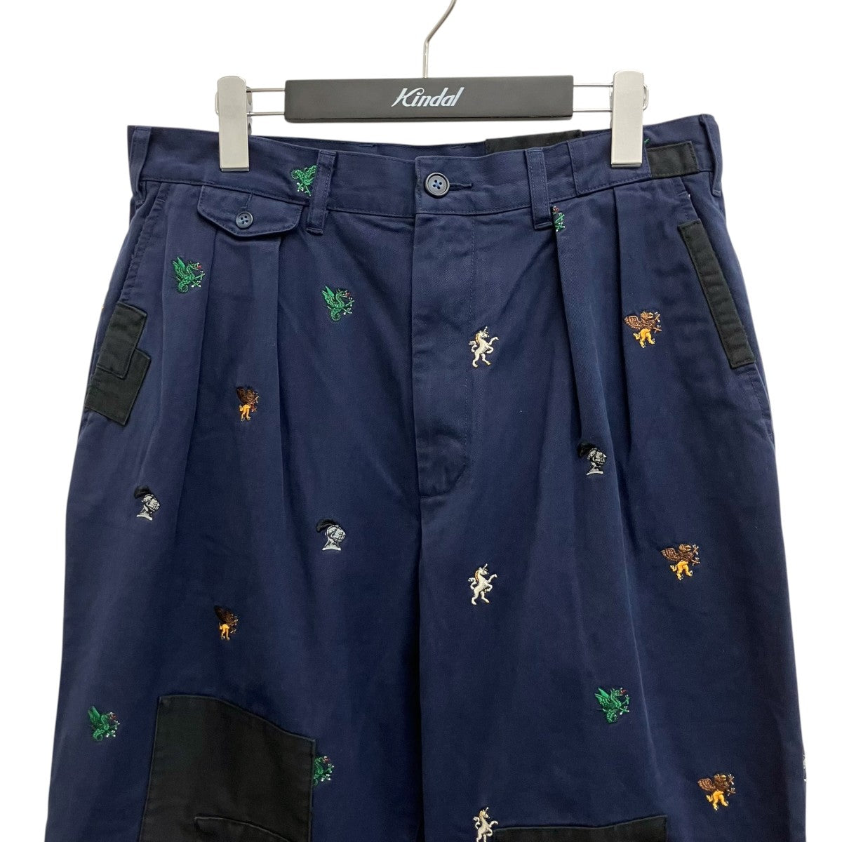 24AWPLEATED TROUSERS TWILLパンツ38-23-0252-791