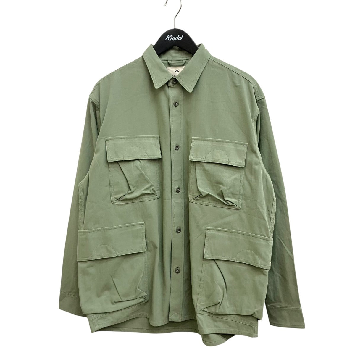 snow peak TAKIBI Herringbone Shirt Jacket SH-26SU004 古着・中古-1枚目のアイテム画像