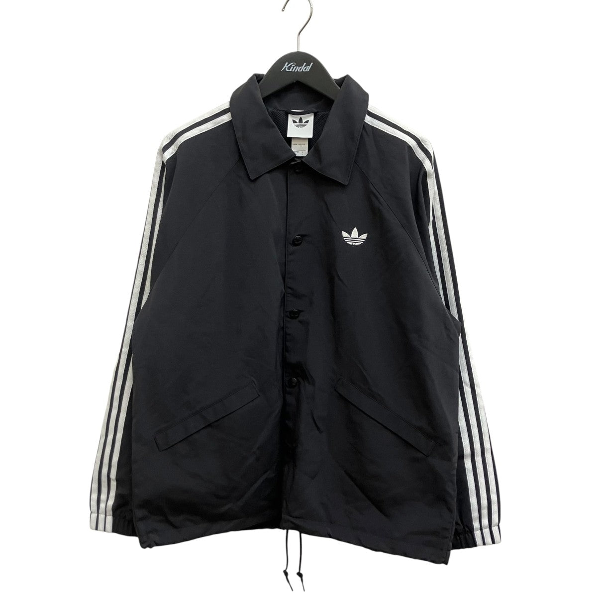 adidas スリーストライプス コーチ ジャケット KE3598 古着・中古-1枚目のアイテム画像