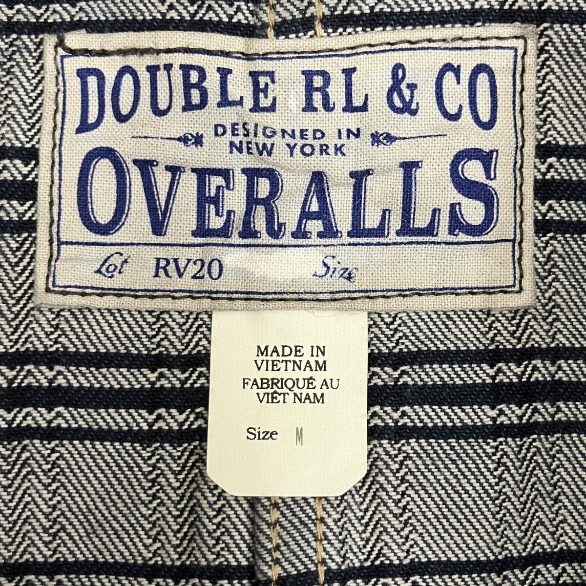 RRL チェック ジャガード デニム ジャケットカバーオール 古着・中古-6枚目のアイテム画像