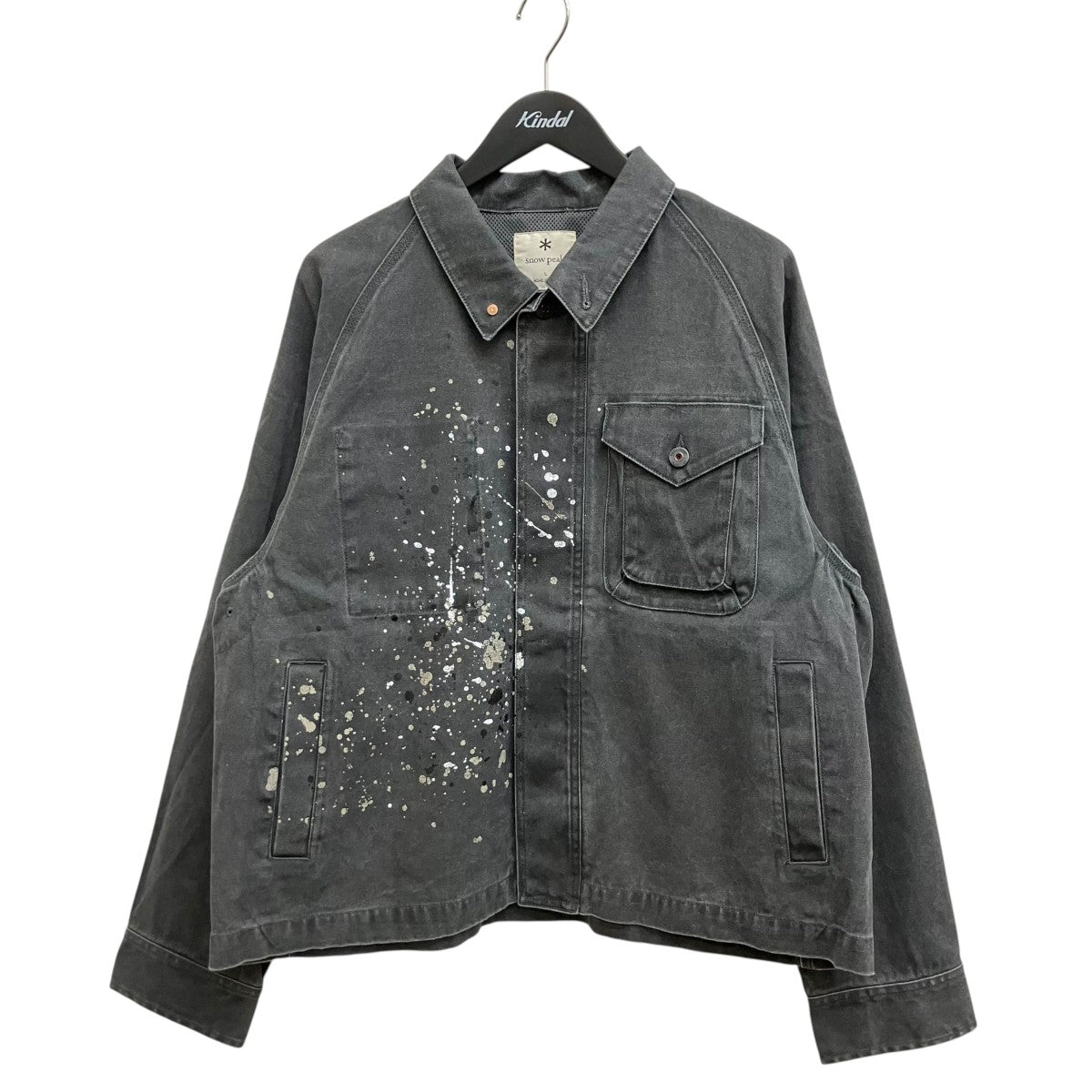 snow peak 26SS Sulfur Dyed Fade Painted Coverall JK-26SU008 古着・中古-1枚目のアイテム画像