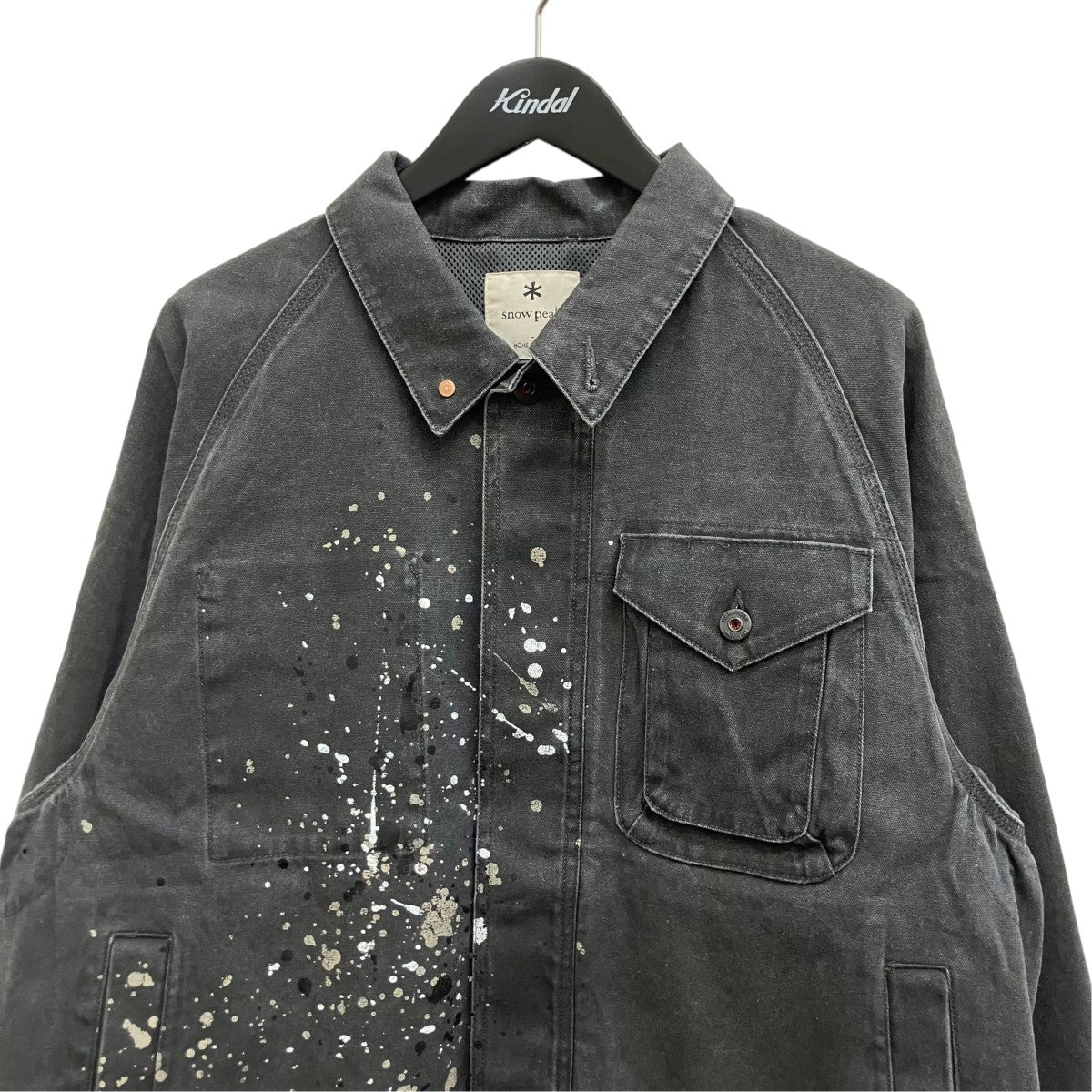 snow peak 26SS Sulfur Dyed Fade Painted Coverall JK-26SU008 古着・中古-3枚目のアイテム画像