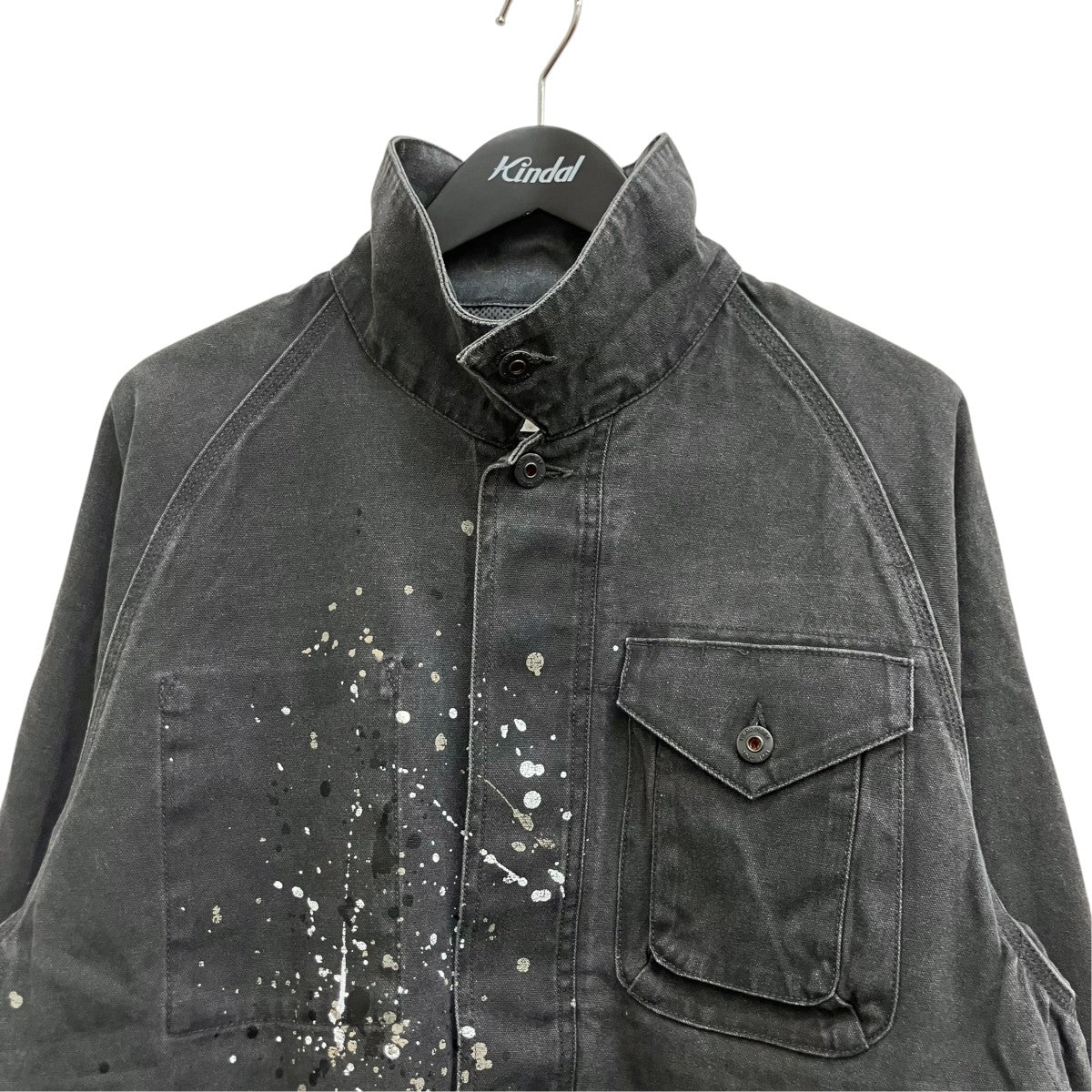 snow peak 26SS Sulfur Dyed Fade Painted Coverall JK-26SU008 古着・中古-4枚目のアイテム画像