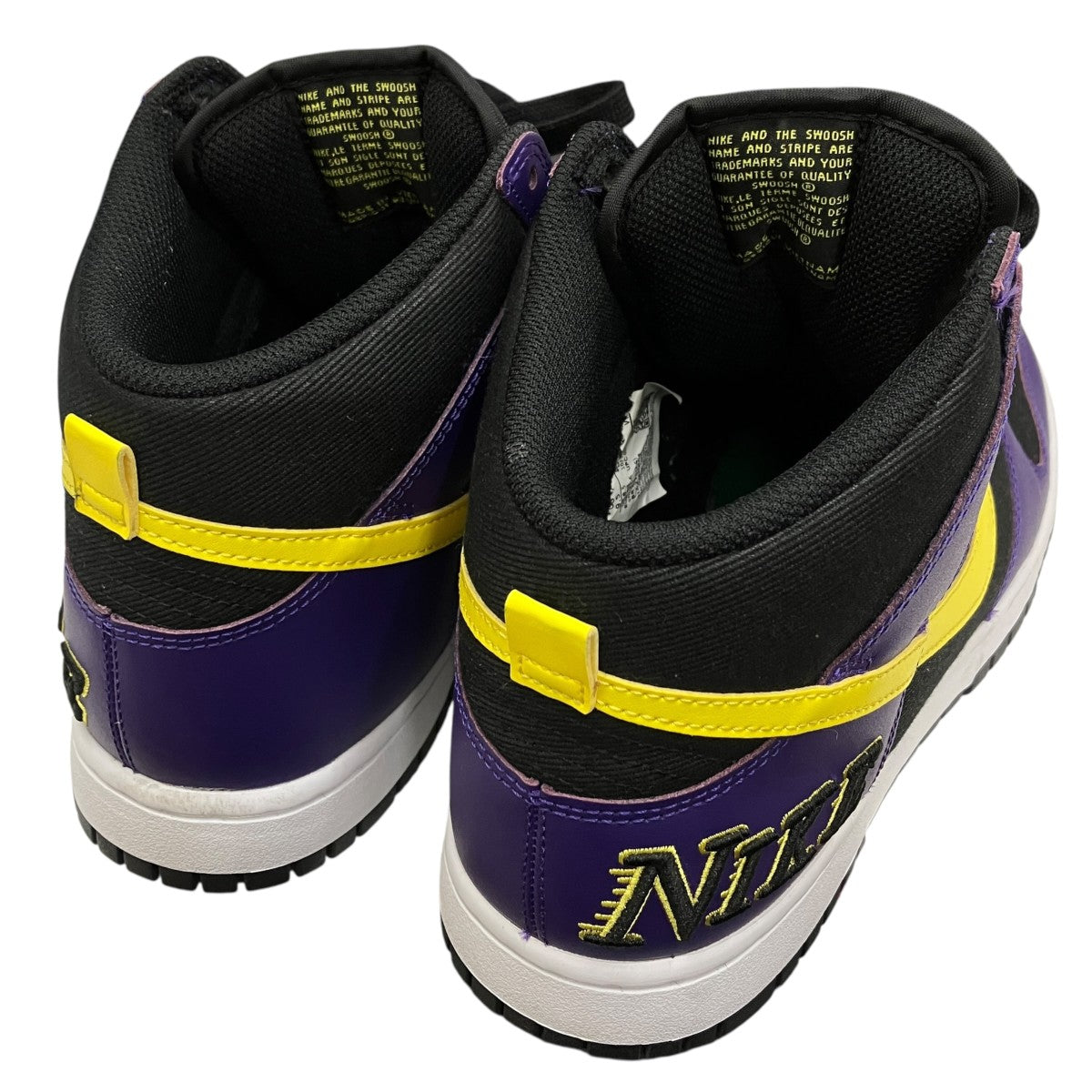 NIKE DUNK HI PREMIUM EMB LAKERSスニーカーDH0642-0001
