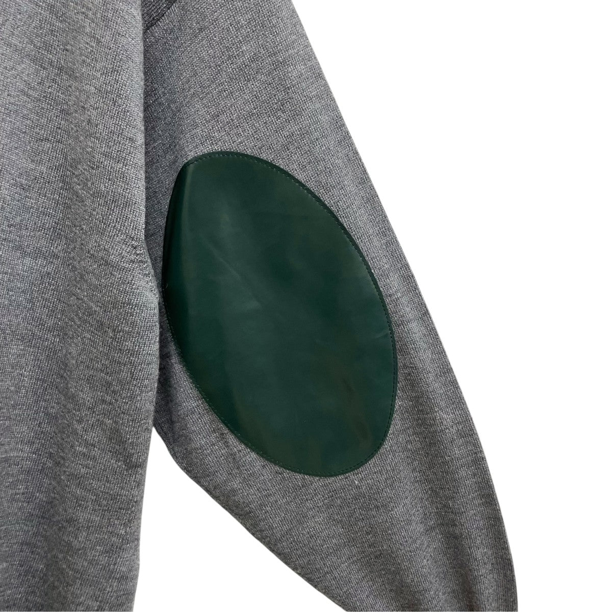 WOOL+LAMINATED PATCHES KNIT CARDIGAN S52HA0121