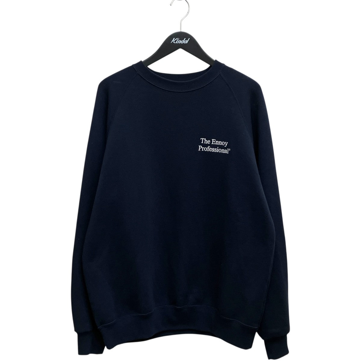 THE ENNOY PROFESSIONAL 胸刺繍クルーネックスウェットトレーナーAW20BRENCT01NTL 古着・中古-1枚目のアイテム画像