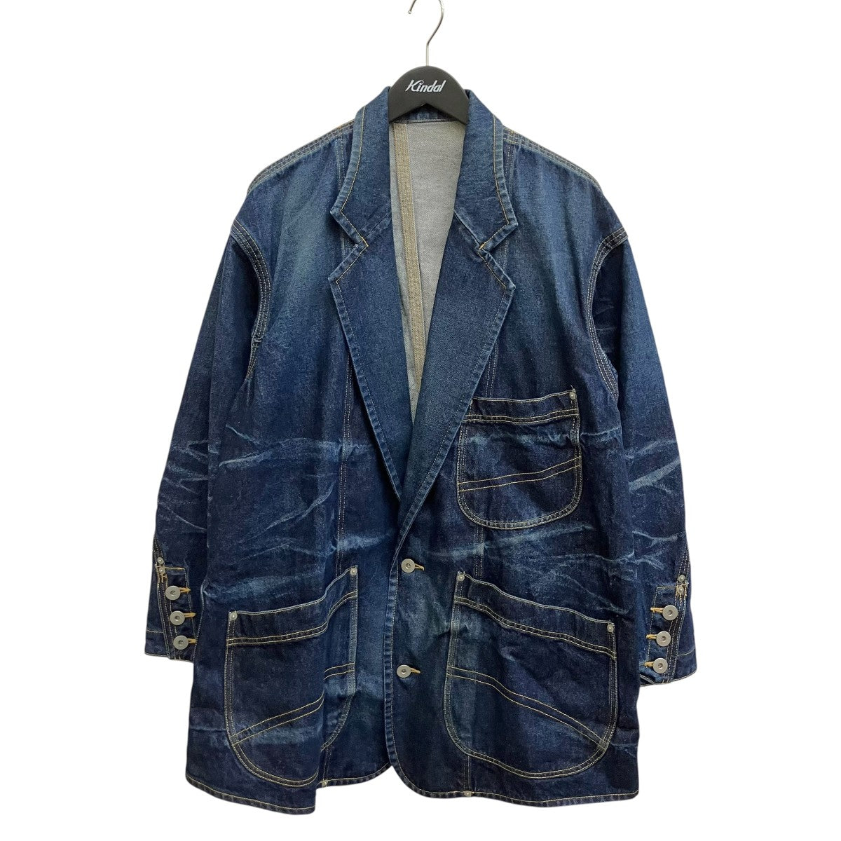 sulvam OVER DENIM JACKET - One Wash MT-Y01-090 古着・中古-1枚目のアイテム画像