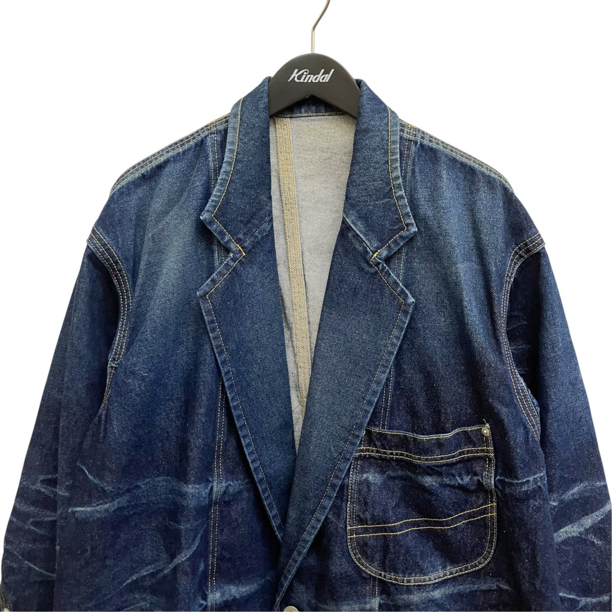 sulvam OVER DENIM JACKET - One Wash MT-Y01-090 古着・中古-3枚目のアイテム画像