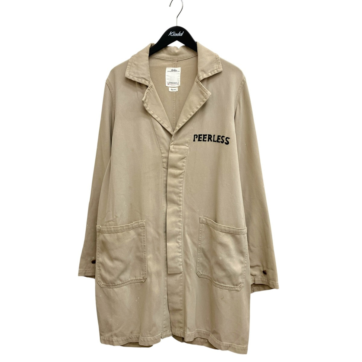 VISVIM 18AW PEERLESS SHOP COAT 0118205013014 古着・中古-1枚目のアイテム画像