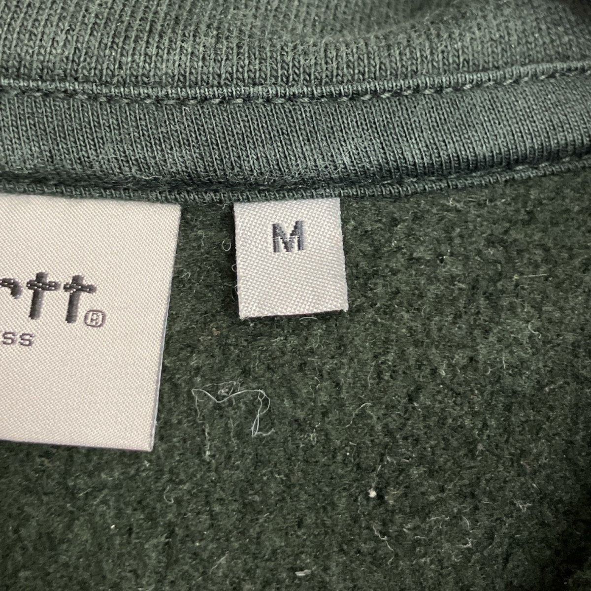 CarHartt Half Zip American Script Sweat I027014 古着・中古-9枚目のアイテム画像