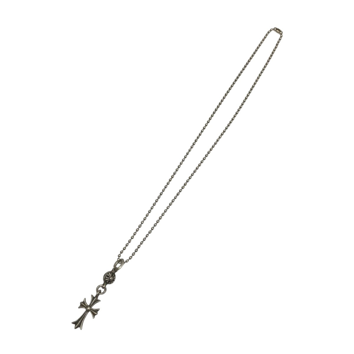CHROME HEARTS 1B TINY CH CROSS 1ボールタイニーCHクロスネックレス2352-304-0010-9100 古着・中古-1枚目のアイテム画像