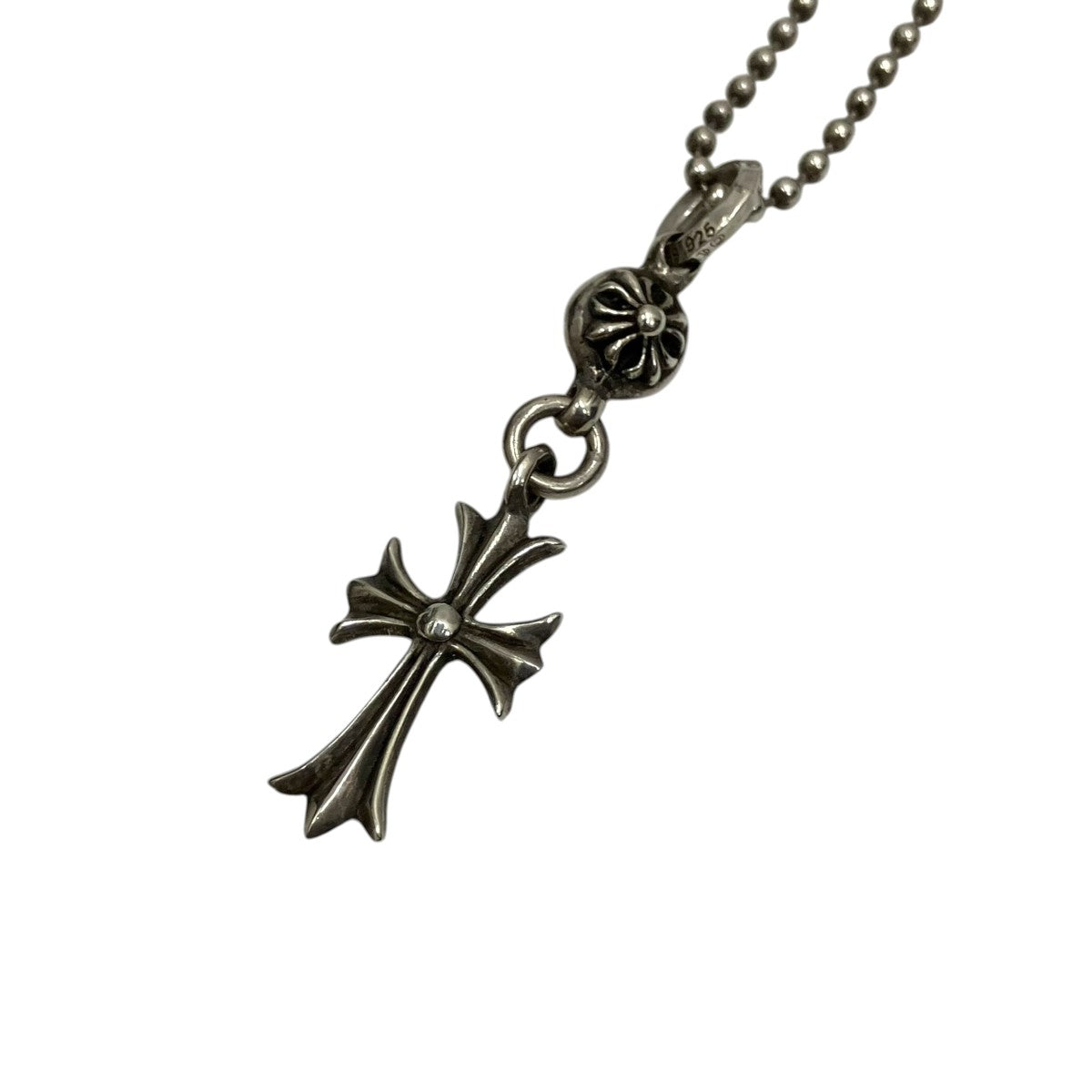 CHROME HEARTS 1B TINY CH CROSS 1ボールタイニーCHクロスネックレス2352-304-0010-9100 古着・中古-2枚目のアイテム画像