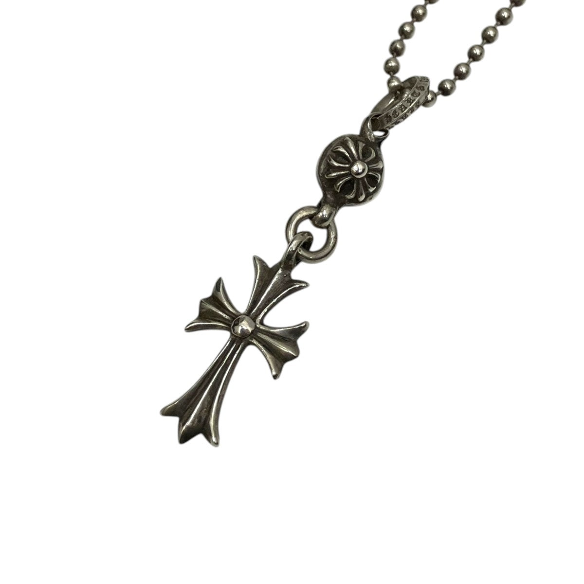CHROME HEARTS 1B TINY CH CROSS 1ボールタイニーCHクロスネックレス2352-304-0010-9100 古着・中古-3枚目のアイテム画像