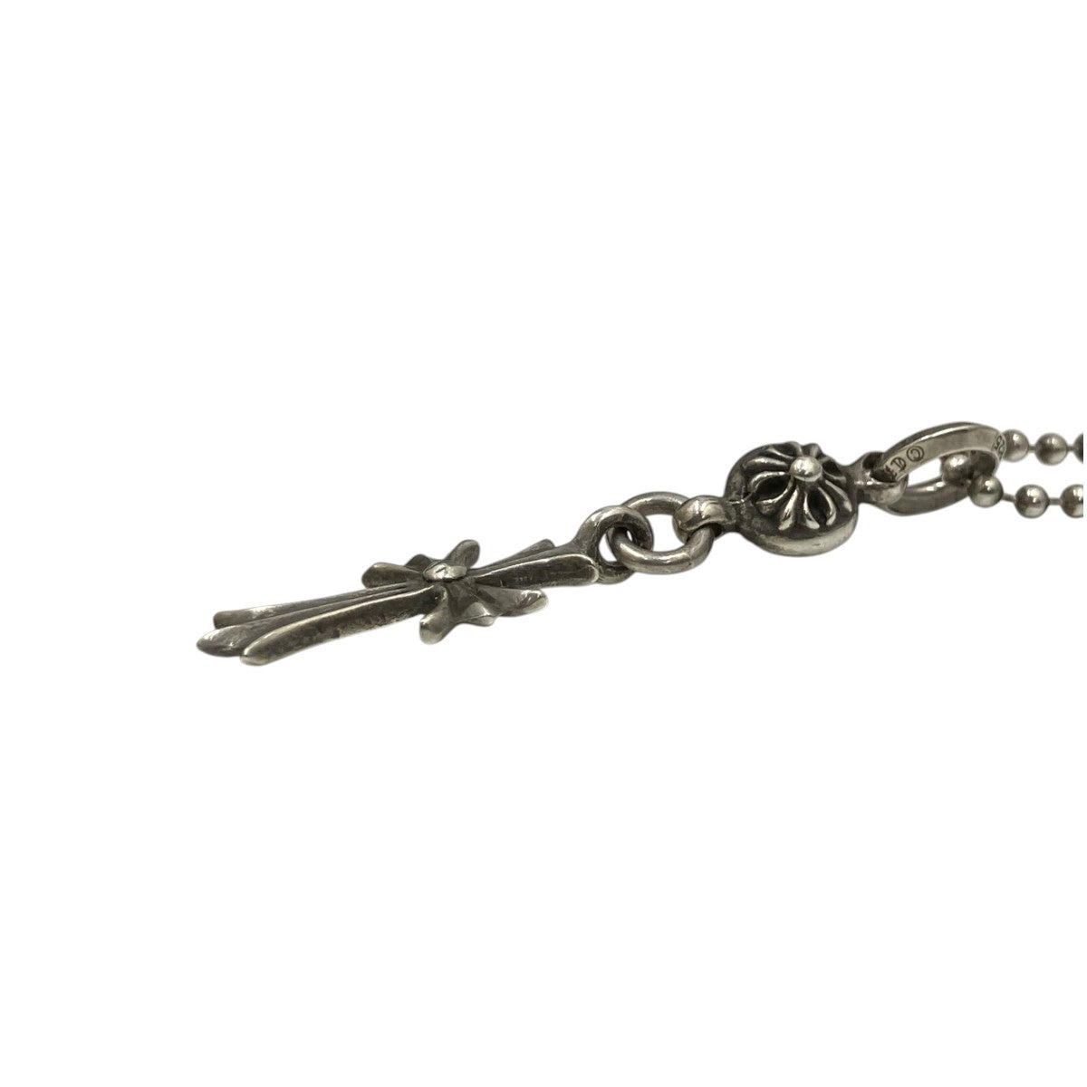 CHROME HEARTS 1B TINY CH CROSS 1ボールタイニーCHクロスネックレス2352-304-0010-9100 古着・中古-4枚目のアイテム画像