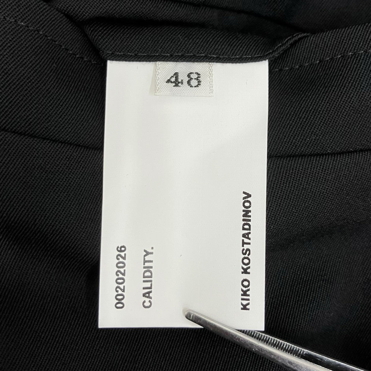Kiko Kostadinov 26SS CSOMOR TROUSER 古着・中古-7枚目のアイテム画像