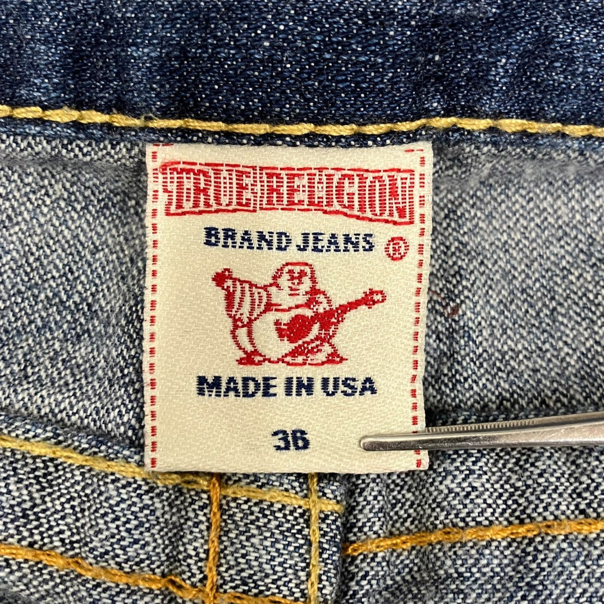 TRUE RELIGION BILLYデニムパンツMIA-B58OMC 古着・中古-8枚目のアイテム画像