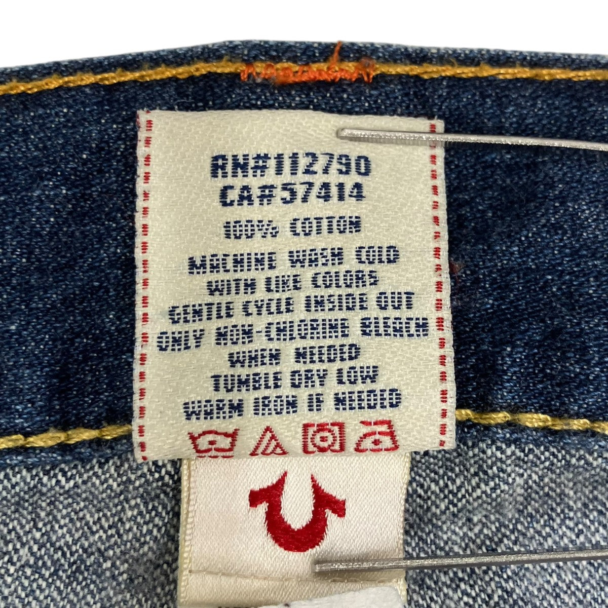 TRUE RELIGION BILLYデニムパンツMIA-B58OMC 古着・中古-9枚目のアイテム画像