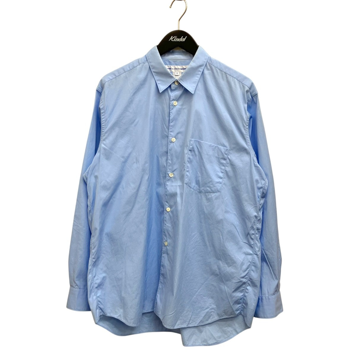 COMME des GARCONS SHIRT FOREVER WIDE CLASSIC コットンポプリンレギュラーカラーシャツ FZ-B011 古着・中古-1枚目のアイテム画像