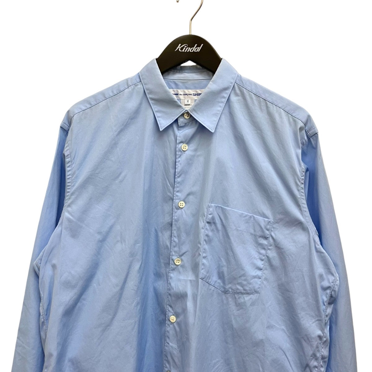 COMME des GARCONS SHIRT FOREVER WIDE CLASSIC コットンポプリンレギュラーカラーシャツ FZ-B011 古着・中古-3枚目のアイテム画像