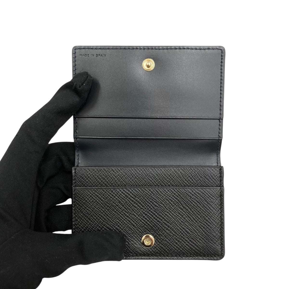 Panama Folded Card Case with Snap Closureカードケース