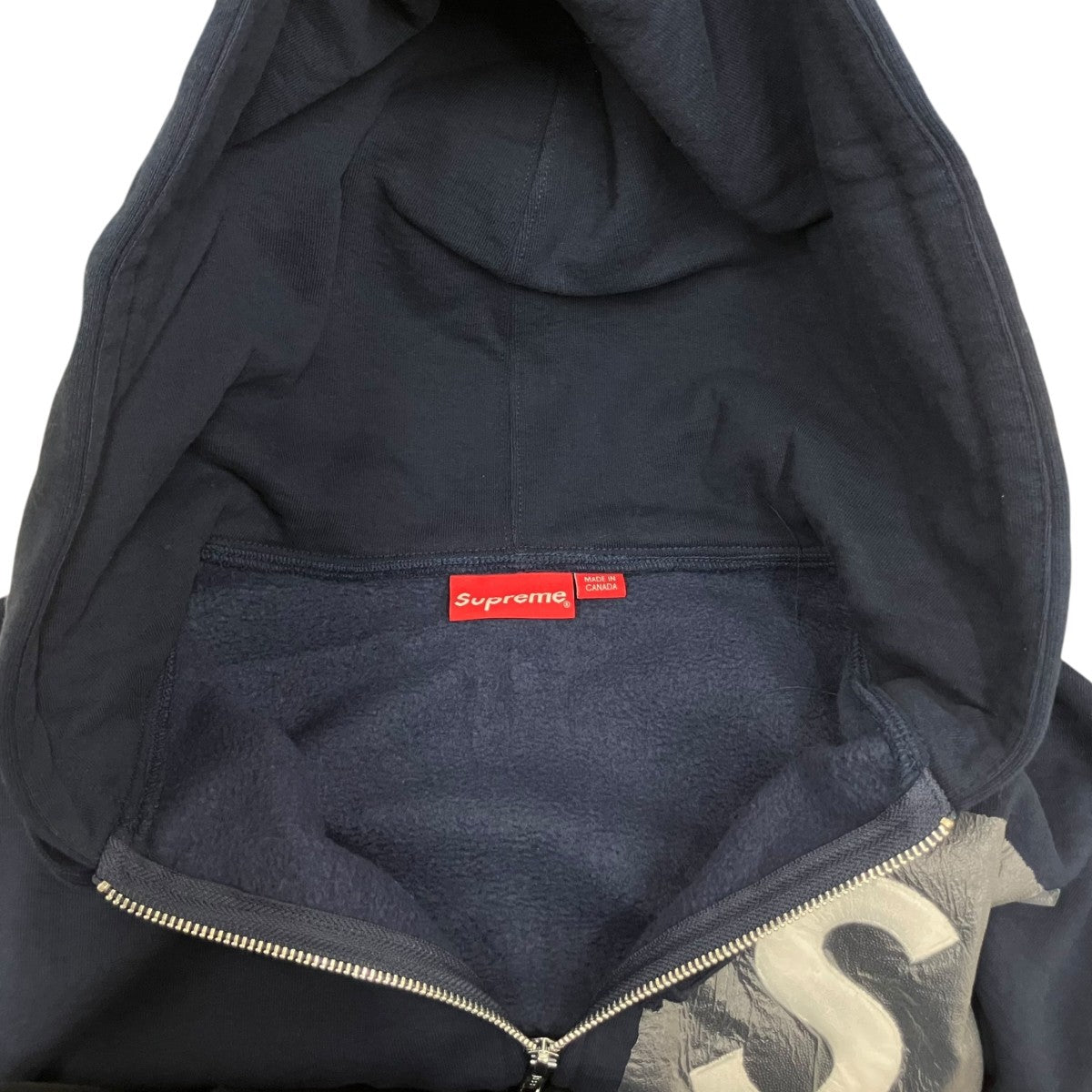S Logo Zip Up Hooded Sweatshirtジップパーカー