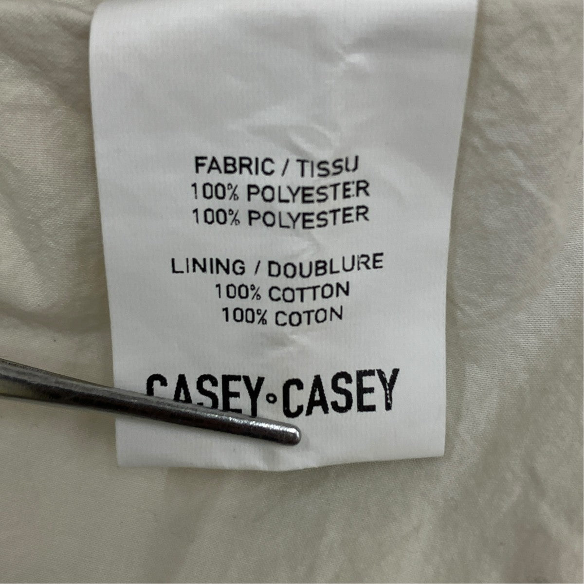 CASEY CASEY YAK COAT NY TWILL CHROME 22HM189 古着・中古-6枚目のアイテム画像
