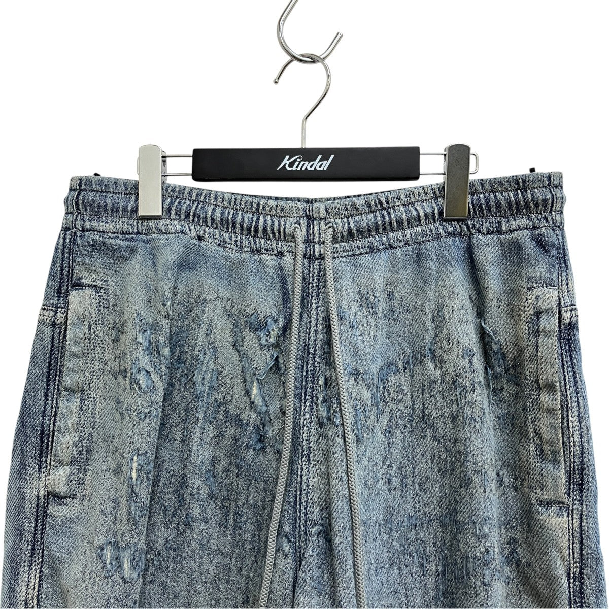DIESEL D-Enimos-Short-Fsg Bermudas In Ultra-Destroyed Jacquard Denim 068RQ 古着・中古-3枚目のアイテム画像